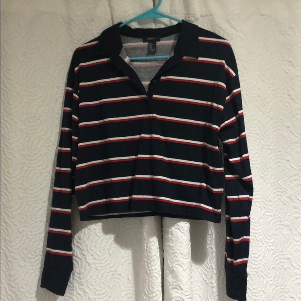 Forever 21 Long Sleeve Crop Top